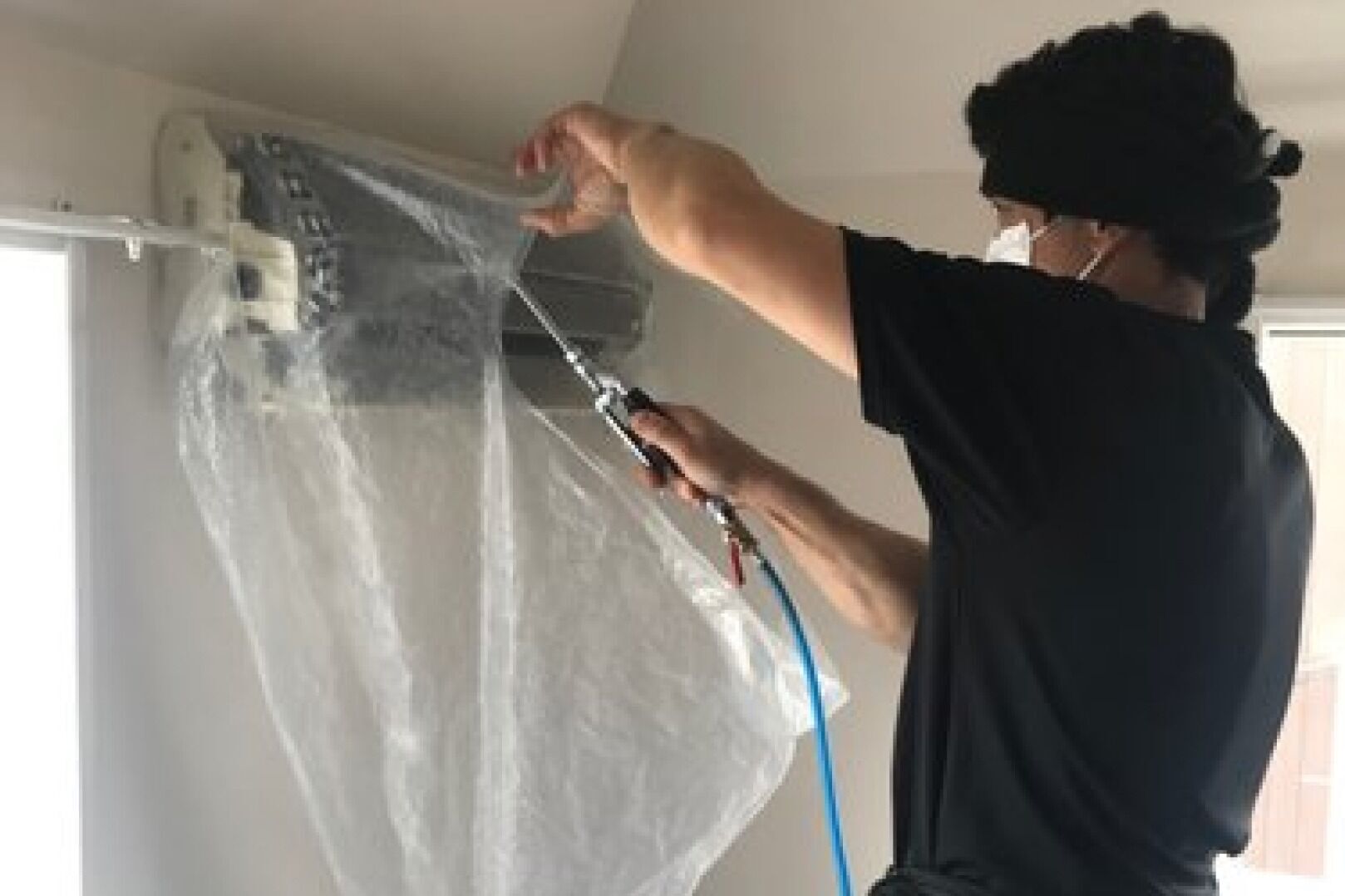 本体内部の高圧洗浄